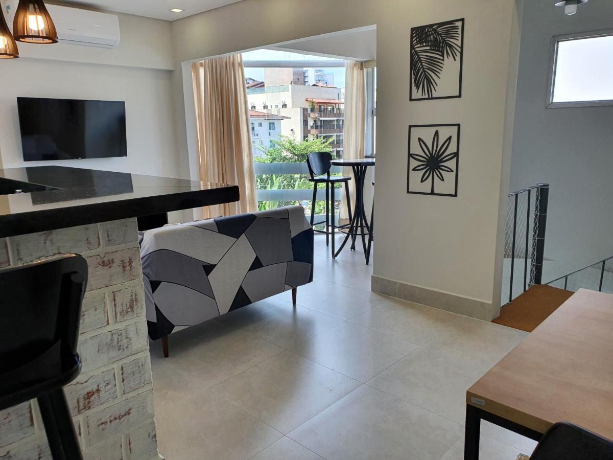 Lindo Duplex Guaruja 2 Quartos A 300 Mts Praia Enseada Bagian luar foto